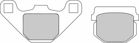 SMC Mistral Ferodo bremseklosser foran