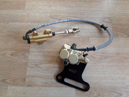 Bremser, hydraulisk bak for Sikspak crosser